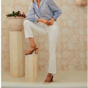 Fairest Of Them All The Hustler Ankle Fray
MOTHER white